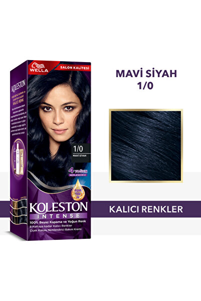 Wella Koleston Intense 1/0 Mavi Siyah Saç Boyası