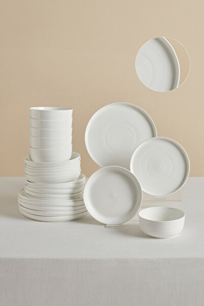 Karaca Stream Bone Blair 24 Parça 6 Kişilik Yemek Takımı