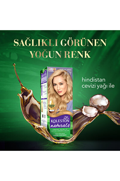 Wella Koleston Naturals 8/1 Açık Küllü Kumral Saç Boyası