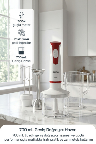 Sinbo SHB-3137 Blender Seti