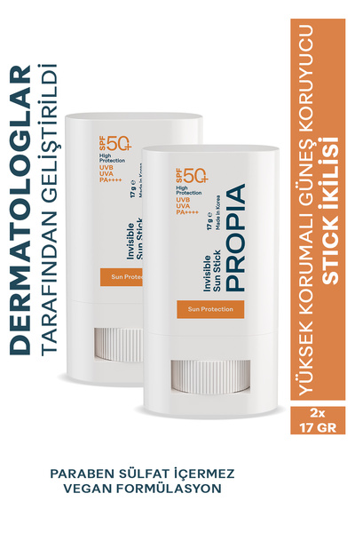 Propia Yüksek Korumalı Güneş Koruyucu Stick İkilisi 34g