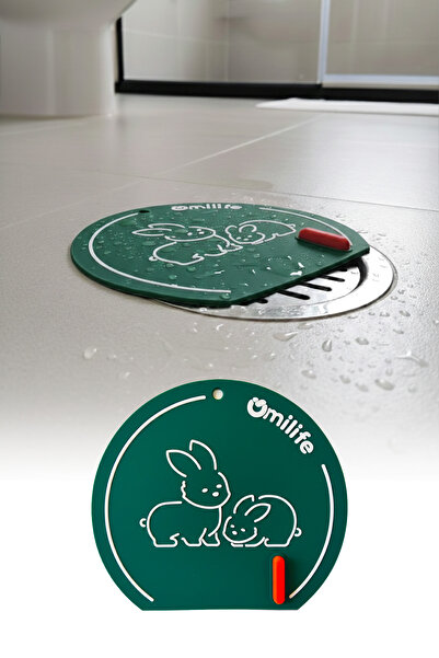 omilife Yeşil Silikon Kötü Koku Önleyici Mat Gider Tıpası – Banyo, Mutfak ve ...