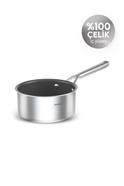 Karaca Plasma Steel 316+ 3Ply Yanmaz Yapışmaz Çelik Sosluk 16 cm