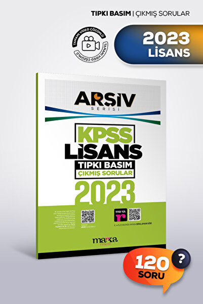Marka Yayınları 2023 KPSS Lisans Tıpkı Basım Çıkmış Sorular | Arşiv Serisi