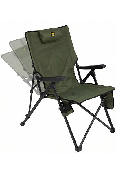Funky Chairs Comfort 3 Kademeli Katlanabilir Kamp Sandalyesi – Haki