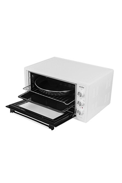 Simfer 4552 Beyaz 45 LT Turbo Fan Mini / Midi Fırın - 6 Fonksiyon,Yoğurt Yapma, Buz Çözme & İç Aydınlatma