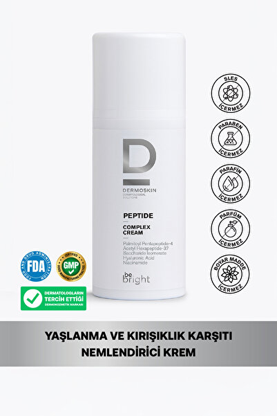 Dermoskin Be Bright Peptit Kompleks Krem | Yaşlanma ve Kırışıklık Karşıtı | N...