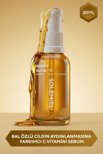 Solemiel Aydınlatıcı ve Ton Eşitleyici Bal & Propolis Özlü Leke Karşıtı Vitam...