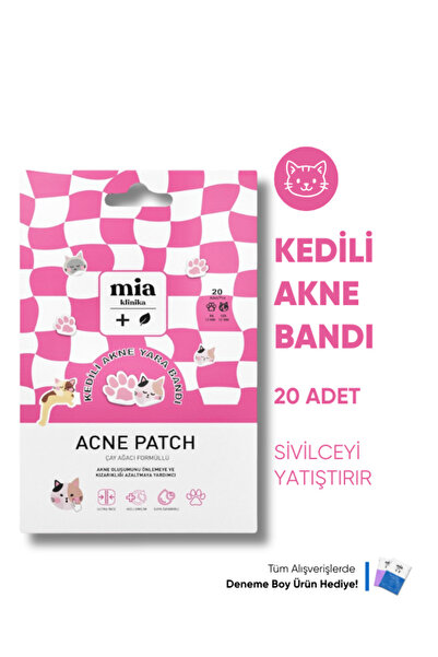 mia klinika Kedili Şeffaf Akne, Sivilce Bandı 20 Adet
