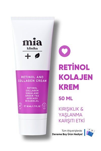 mia klinika Cilt Yenileyici Ve Yaşlanma Karşıtı Retinol Kolajen Krem