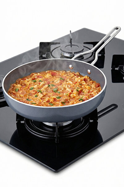 Taç Sera Feel Fireproof Non-Stick Ceramic Pan 30 cm / Gray