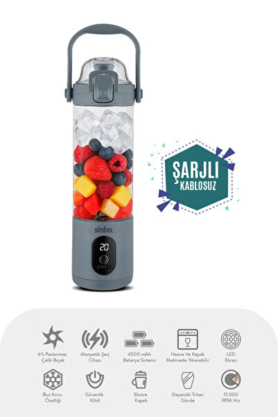 Sinbo SHB-7504 Portatif Taşınabilir Blender