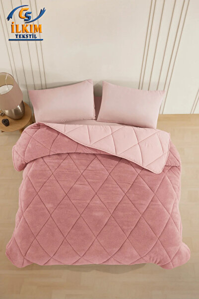 Genel Markalar ÇİFT KİŞİLİK ÇİFT TARAFLI 195x215 LÜX WELSOFT YORGAN PUDRA.
