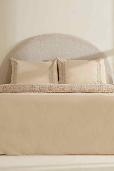 Karaca Home Nuvia Laced Double Duvet Cover Set Beige