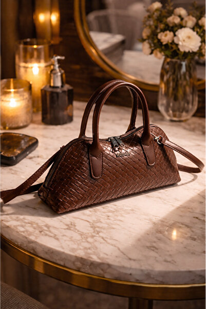 Rimense Жіноча сумка коричневого кольору для руки та плеча