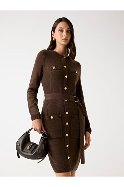 Guess Afrah Kadın Kaşmir Karışımlı Triko Elbise