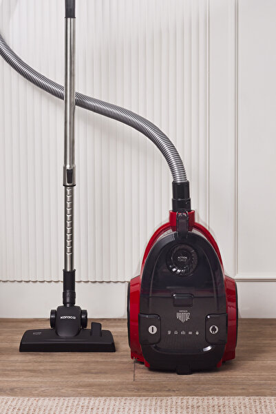 Karaca Vantuz Action Force X10 2 Lt Toz Torbasız Hazneli Elektrikli Süpürge C...