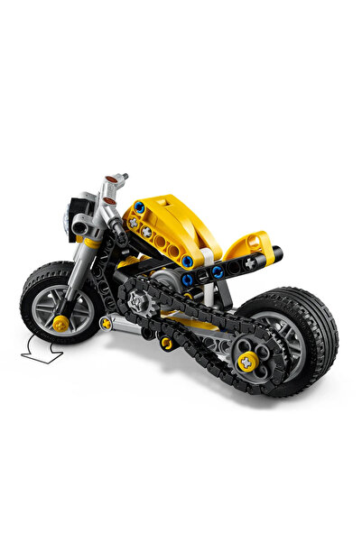 LEGO ® Technic Sarı Motosiklet 42225 - 7 Yaş ve Üzeri Çocuklar için Oyuncak Yapım Seti (151 Parça)