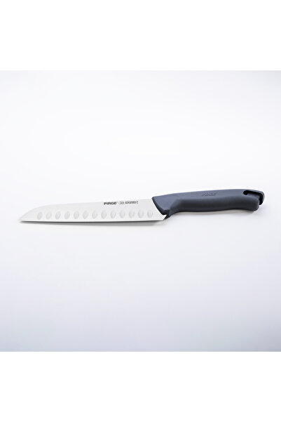 PİRGE Gastro Santoku Bıçağı Oluklu 17 cm Gri 37168