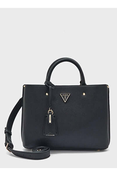 Guess حقيبة كتف نويل II سوداء للنساء HWZG9672070