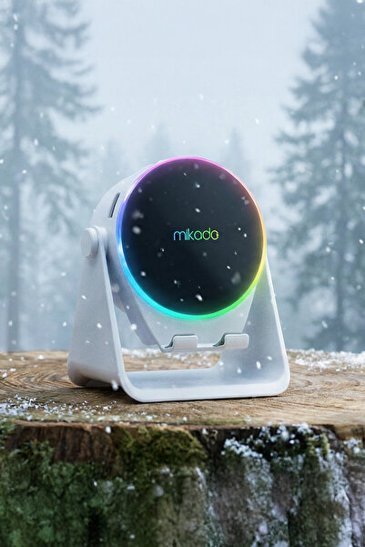 Mikado MD-68BT Zynox Beyaz 5W 1200mAh BT,USB,İnduction Destekli Speaker