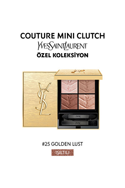 Yves Saint Laurent Couture Mini Clutch Göz Fari 025 - Golden Lust 3614274542271