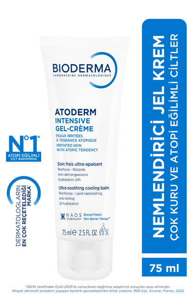 Bioderma Atoderm Intensive Gel-cream Çok Kuru Atopi Eğilimli Cilt Yatıştırıcı...