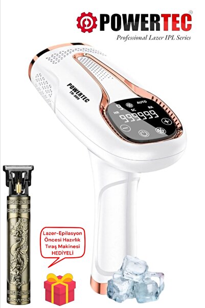 POWERTEC TR-999  IPL Buz Lazer Epilasyon 999.999 Atım Otomatik/Manuel Mod 9 S...
