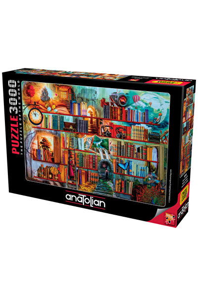 Anatolian Puzzle 3000 Parça Yapboz Puzzle - Gizemli Kitaplık 4918