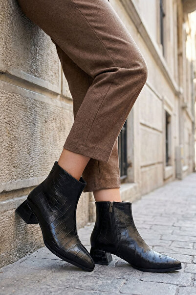 SOHO Siyah Krako Kadın Bot & Bootie 21053