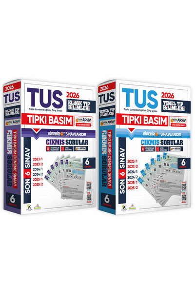 İnformal Yayınları 2026 TUS Temel&Klinik Tıp Bilimleri ÖSYM Çıkmış Soru Tıpkı...