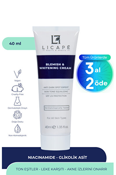Licape Leke Kremi Ve Cilt Beyazlatıcı Krem 40ml