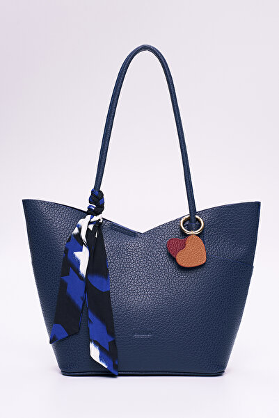 ELATAE Tote Women's Shoulder Bag – with Crossbody Strap, Heart Charm, and Sha...