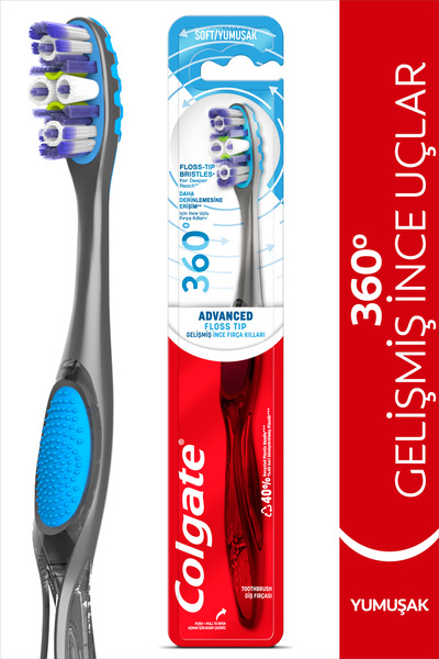 Colgate 360 Gelişmiş 4 Yönlü Koruma Yumuşak Diş Fırçası