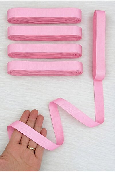 ZEYMERADE شريط غروغرين وردي للأطفال مقاس 2 سم وطول 10 أمتار، شريط تزيين لتغلي...