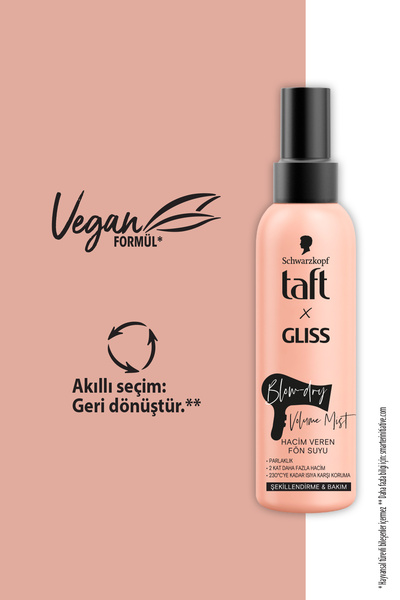 Taft X Hacim Veren Fön Suyu 150 ML