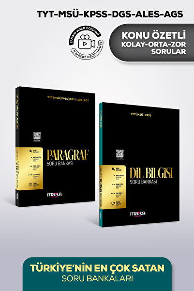 Marka Yayınları TYT 2026 Paragraf Dil Bilgisi Soru Bankası | Video Çözümlü