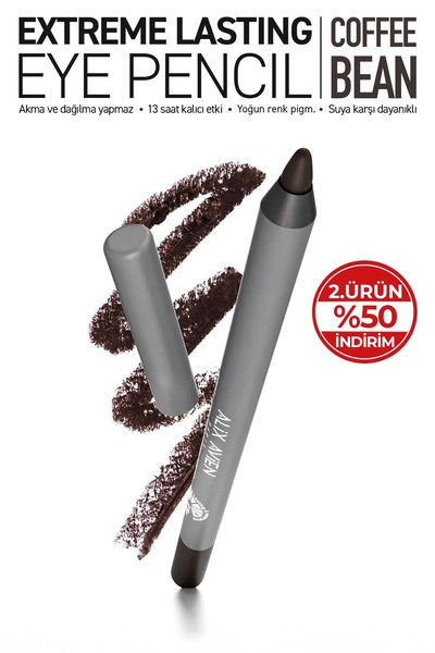 Alix Avien Uzun Süre Kalıcı Suya Dayanıklı Akma, Dağılma Yapmayan Kahverengi ...