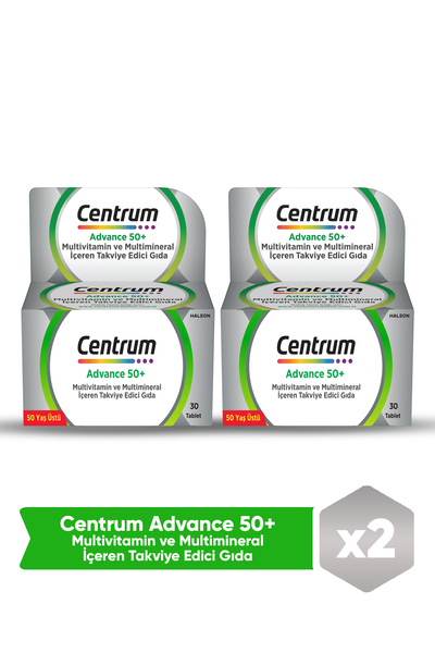 Centrum Advance Multivitamin 50+ Yaş 30'lu Tablet X2