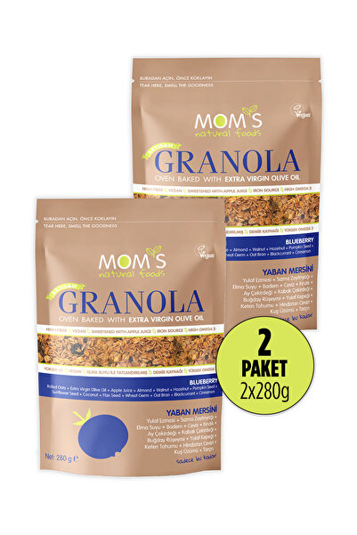 Mom's Natural Foods 2'li Yaban Mersini Granola 2x280 G
