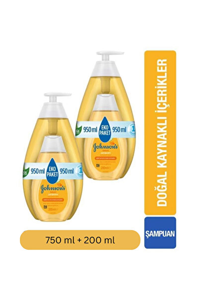 Johnson's Bebek Şampuanı 750 ml + 200 ml x 2