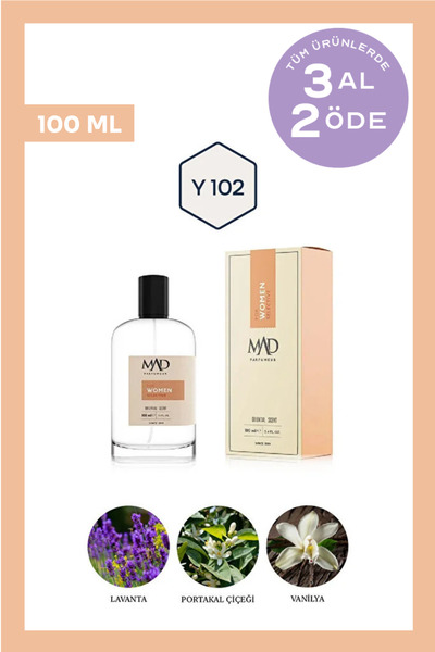 Mad Parfüm Mad Y102 Selective 100 ml Kadın Parfüm | Oryantal & Çiçeksi Notalar