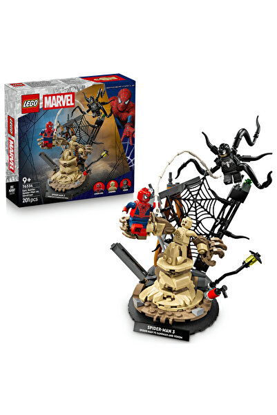 LEGO ®   مجموعة بناء لعبة مارفل الأسطورية: سبايدر مان ضد الرجل الرملي 76334 -...