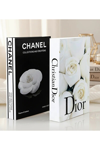 BGV HOME Dekoratif Kitap Kutu 2'li Set (C/D)