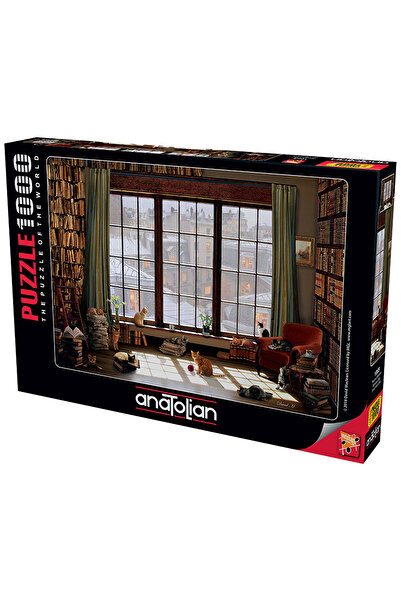 Anatolian Puzzle 1000 Parça Yapboz Puzzle - Pencere Kedileri 1065
