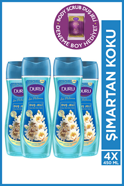 Duru Lux Perfumes Lotus Çiçeği Duş Jeli 4x450 Ml