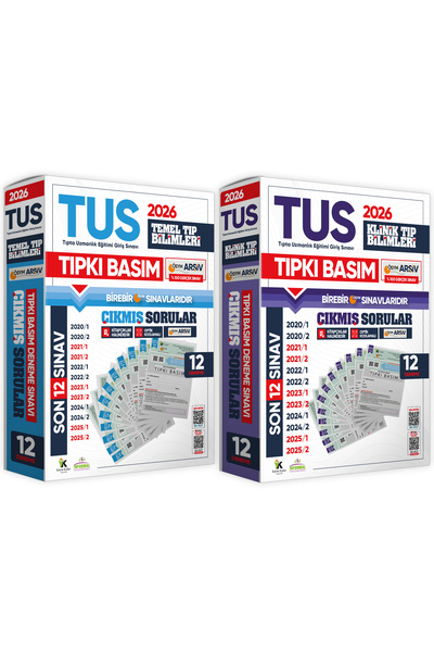 İnformal Yayınları 2026 TUS Temel&Klinik Tıp Bilimleri ÖSYM Çıkmış Soru Tıpkı...