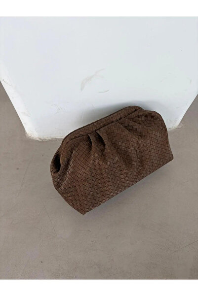 Senza Vedere GLOW SÜET BÜYÜK BOY ÖRGÜ DETAYLI EL, OMUZ VE ÇAPRAZ ÇANTA, 33 cm...