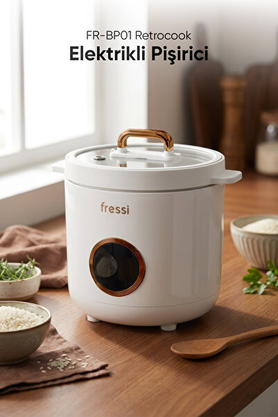 Fressi Elektrikli Tencere Çok Fonksiyonlu Hızlı Akıllı Pişirici Yoğurt Makine...