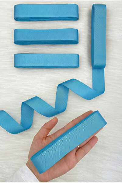 ZEYMERADE Circumcision Blue Grosgrain Ribbon 3 cm 10 Mt, Bohça Dowry Wedding ...